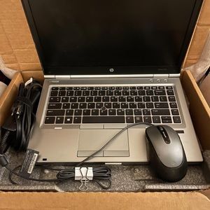 Laptop with mouse